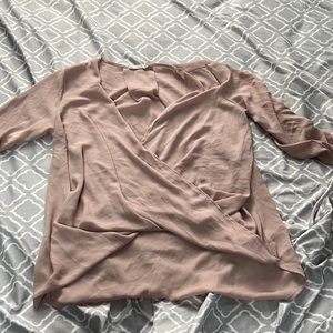 PINK BLOUSE LONG SLEEVE